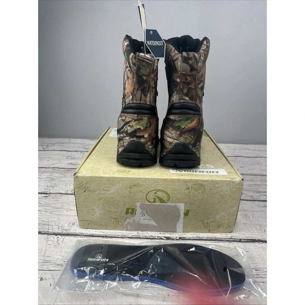 RUNFUN Men's Waterproof Hunting Boots – 8